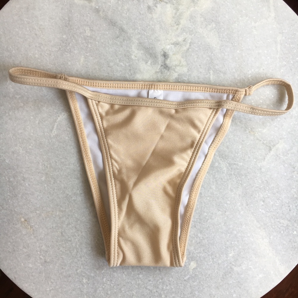 Last 1✨🆕Cadence Nude Gold Cheekie Bikini Bottoms - Picture 3 of 6